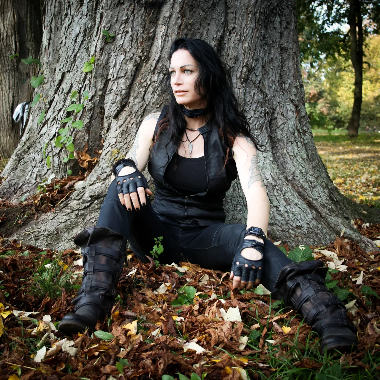 Denise Hollstein in the Augsburg Hofgarten